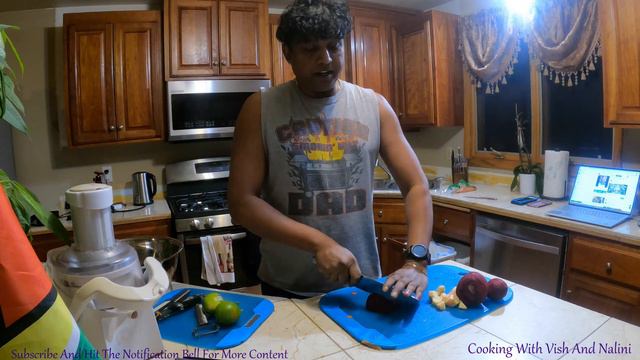 Beets, Carrot, Lime, Apple And Ginger Juice