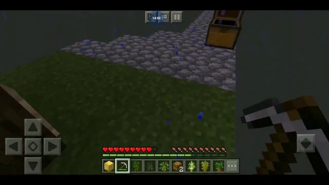 Прохождение Майнкрафта на карте скайблок с лаки блоками 1- часть