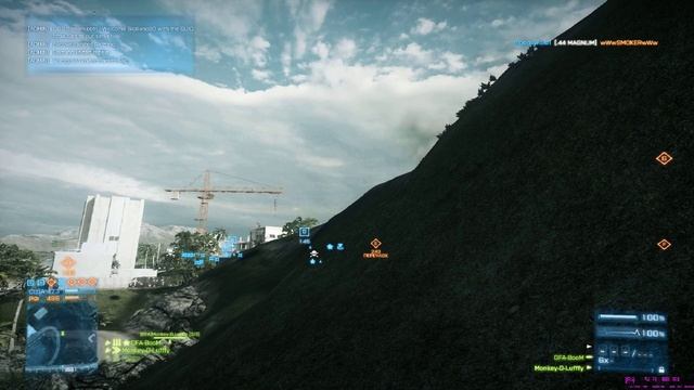 Вид от третьего лица, машинка.