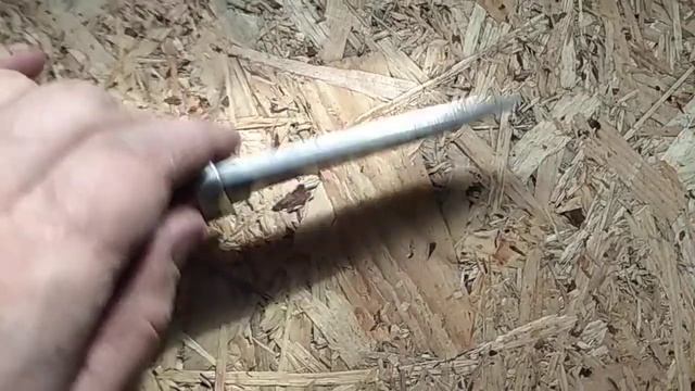 Нож из мозаичного дамасска, не для продажи, с браком