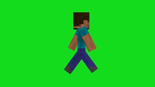 [Minecraft] Steve Green Screen
