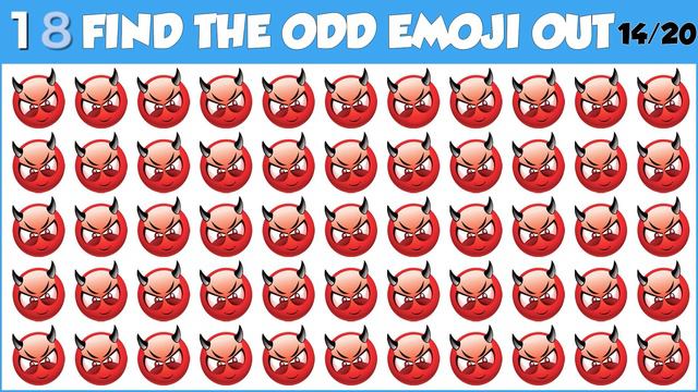 HOW GOOD ARE YOUR EYES #512 | Find The Odd Emoji Out | Emoji Puzzle Quiz