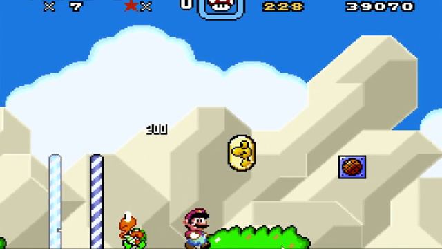 я играю в Mario World победил босса