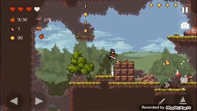 я играю в (APPLE KNGHT) крутая игра