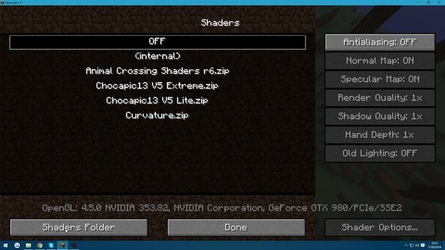 Minecraft 1.9 Shaders - A Curved World!