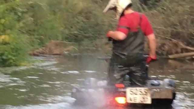 Yamaha Grizzly 700 | Водяной Стант