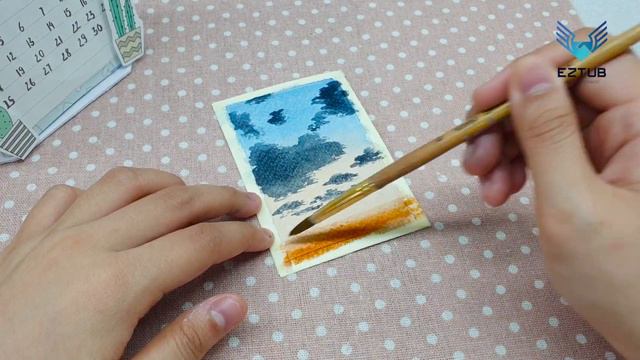 Painting A Mesmerizing Sky Behind An Iron Mesh Fence Scene | Guide To Creating Striking Art