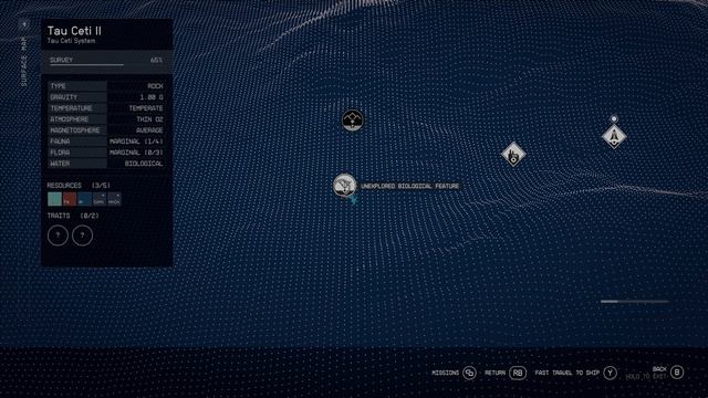 Starfield Tau Ceti 2 Unlock Amphibious Thicket Planet Trait