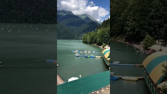 Отдых в абхазии. Озеро Рица - жемчужина Кавказа #кавказ #абхазия #абхазия2023 #дюза