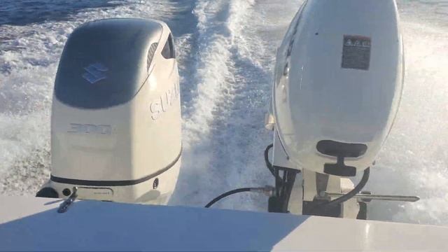 Suzuki df300 dual prop sea trial
