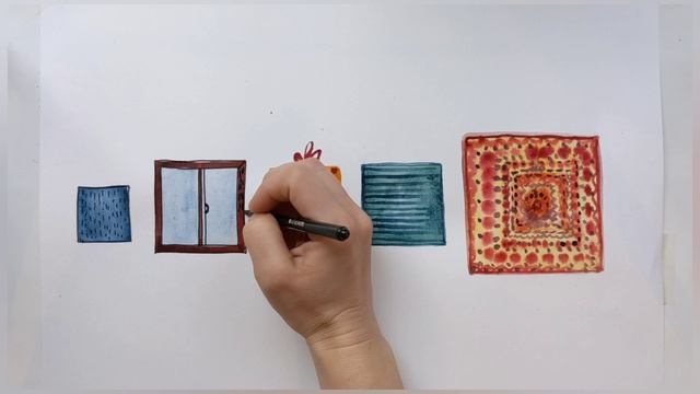 Учимся рисовать геометрические фигуры! ► КВАДРАТ
