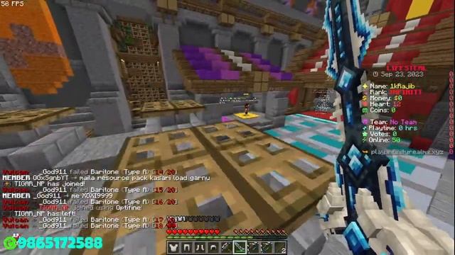 Infinity Realms Season 3 | Lifesteal And Survival Server | Minecraft Live