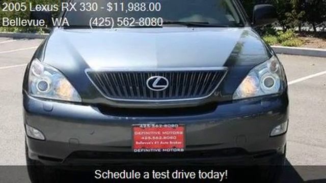 2005 Lexus RX 330 Base AWD 4dr SUV For Sale In Bellevue, WA