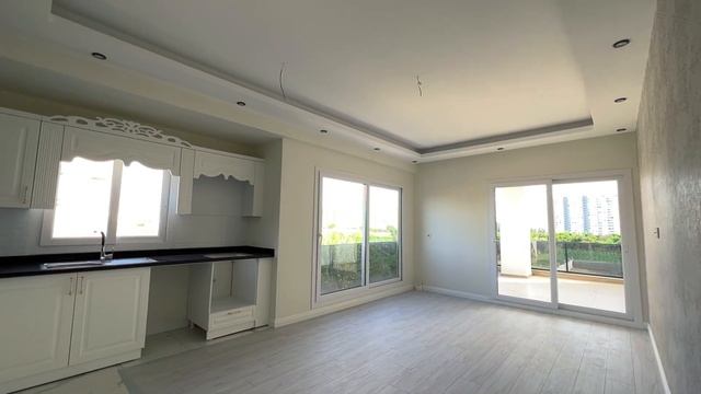 НОВЫЕ КВАРТИРЫ В МЕРСИНЕ С ШИКАРНОЙ ПРИДОМОВОЙ ТЕРРИТОРИЕЙ. БАССЕЙН, АКВАПАРК, ХАМАМ, САУНА, ДЖАКУЗ