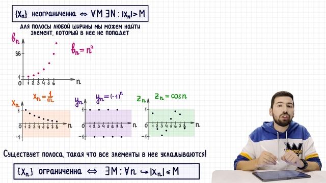ПРЕДЕЛ И СВОЙСТВА ПОСЛЕДОВАТЕЛЬНОСТЕЙ: главное за 20 минут #матан