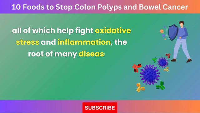 10 Best Foods To Eliminate Polyps & Prevent Colon Cancer | Colon Cancer Prevention