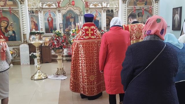 Пасхальная вечерня с празд. ик. Животворящий источник. 20.04.23г. Храм Свят.Николая. Г.Уссурийск.