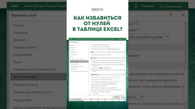 Birdyx. Excel и Google таблицы для бизнеса