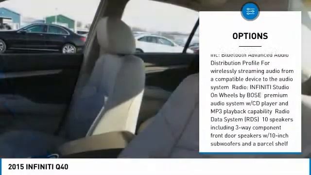 2015 INFINITI Q40 805178