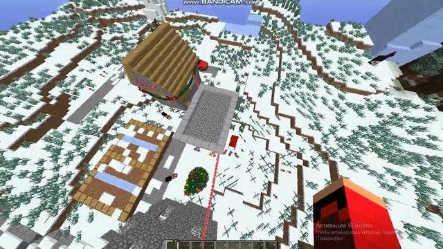 Обзор на новогоднюю деревню жителей номер 13