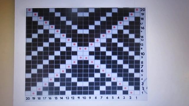 Имитация техники пэчворк-в жаккарде.