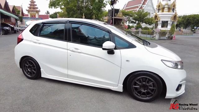 รีวิว Honda Jazz Gk ใส่ล้อ Wedsport Tc105x FlowFroming ล้อเบา สี Hyper Black