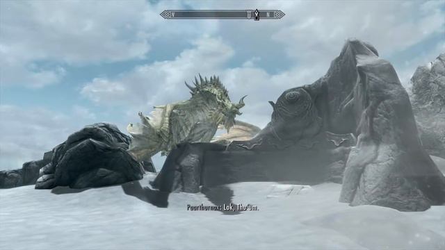 Skyrim The Adventures Of Snowball The Dragoncat Unmelting Snow