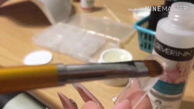 Коррекция НАРОЩЕННЫХ НОГТЕЙ дизайн