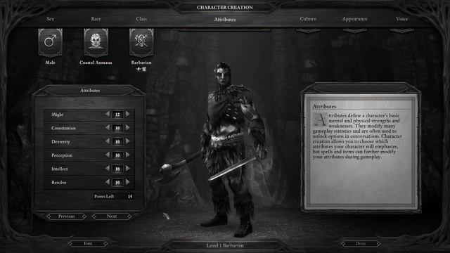 Barbarian Build | Pillars Of Eternity