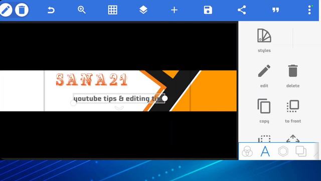 How To Make Professional YouTube Banner On Mobile | Channel Art Kaise Banaye | Pixellab | Sana21