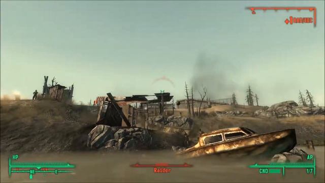 Fallout 3: Run In With Raiders