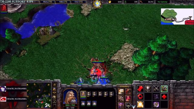 Warcraft 3 Melee - Coach Vs DandaElPanda -- WHAT EVEN IS MELEE MAN?!