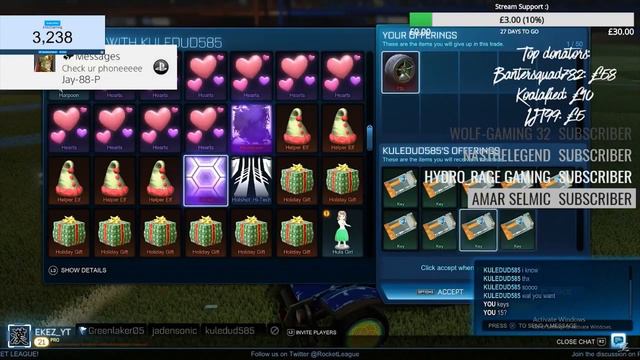 Best Rocket League Trades Ever! (120+ Keys!)