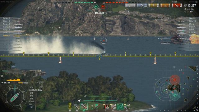 Эсминец Z-39. Явный недопрем!!! Обзор. (World Of Warships)