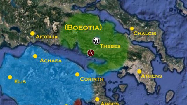 BATTLE OF LEUCTRA 371 BC - Defeating Sparta - DOCUMENTARY♠