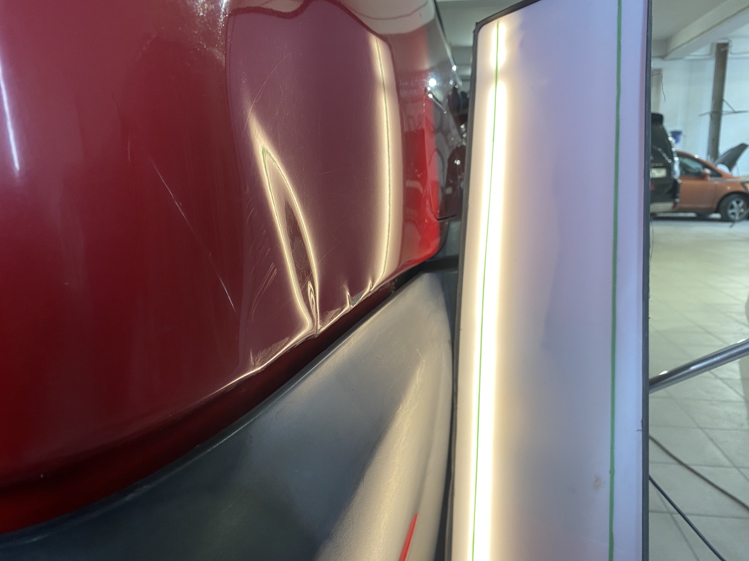 Жесткий металл?Ремонт вмятины без покраски?