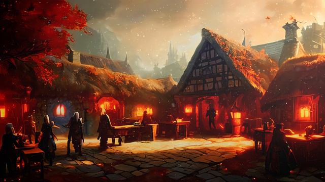 Fantasy Tavern Ambience & Bard Music | RPG, DnD Medieval, Celtic, Irish Background Music With Sound