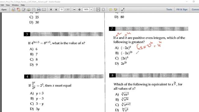 SAT |  Exponents & Radicals | The College Panda