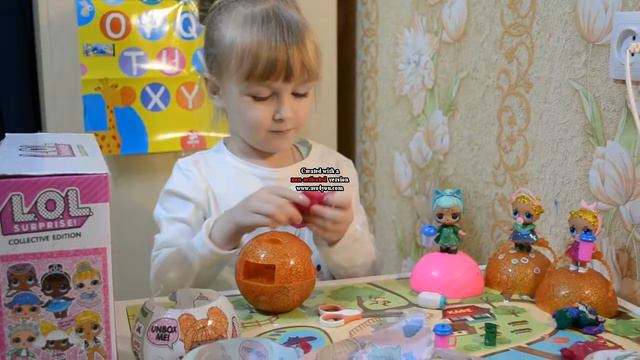 Распаковка шарика LOL Glitter
