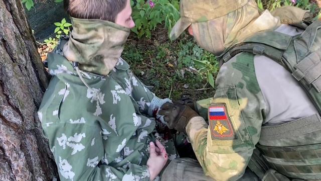 Тактическая медицина 2.2 (Оказание взаимопомощи при ранение в руку)