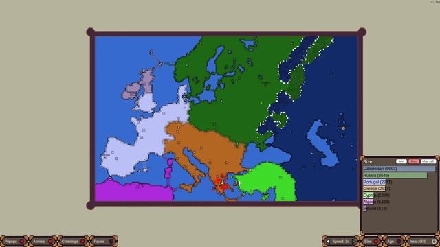 Europe Battle Royale! (Ages Of Conflict World War Simulator)