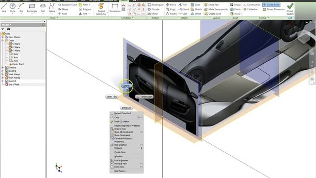 Autodesk Inventor Basic Car Modeling Part 1