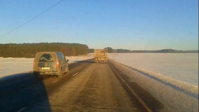 Зима солнце дорога