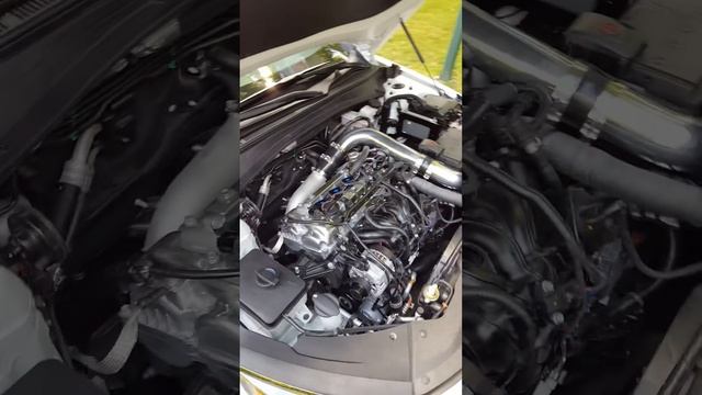 2016 Kia Optima 1.6 Liter Turbo custom intake. Idle and rev AEM (Prototype)