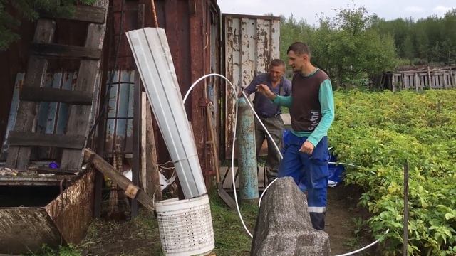 Чистка скважины кислородом