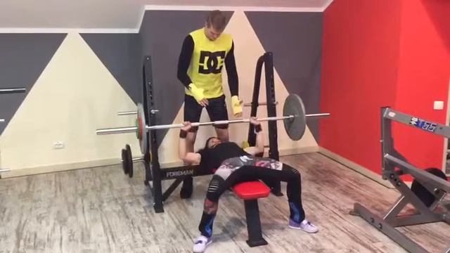 Жим 70% от 1пм на 15 раз