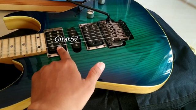 IBANEZ RG370 AHMZ ORIGINAL, Dibekali Dimarzio DP156 From Hell Buas‼️