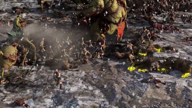 BEASTMEN And GREENSKINS Vs NURGLE - Massive Warhammer TotalWar Cinematic Battle