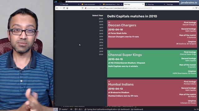 15  Recap IPL Dashboard - Full Stack Web Development Tutorial