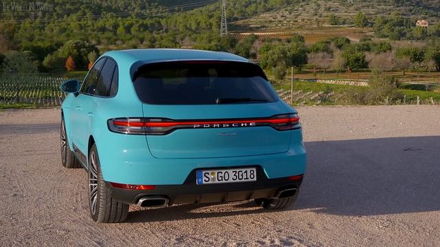 2019 Porsche Macan | Miami Blue | Exterior, Interior